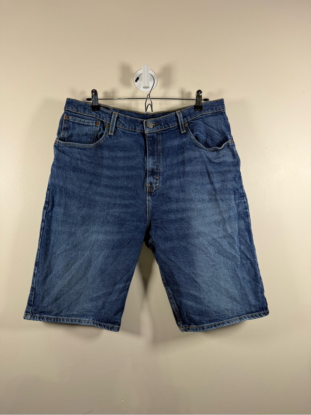 Levi's Dark Blue Denim Jean Shorts